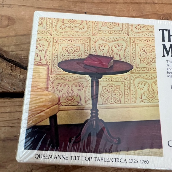 Vintage the house of miniatures Queen Anne tilt-top table - Picture 3 of 4